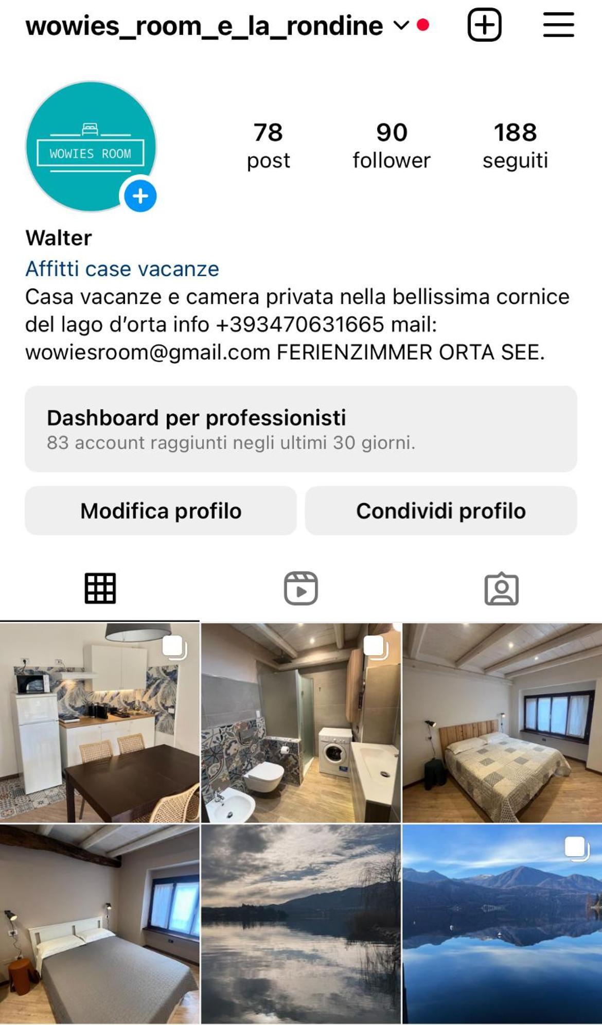 Wowies Room Pettenasco Eksteriør bilde